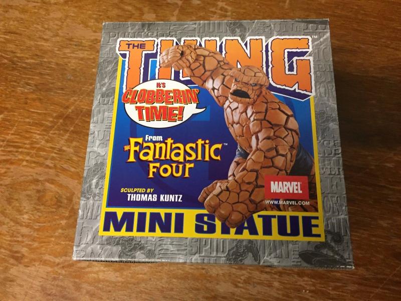 THING Fantastic Four Mini Statue 2003 Bowen Designs IN BOX #'d TWT1
