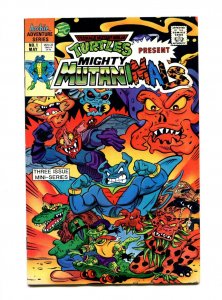 Mighty Mutanimals #1 - Ken Mitchroney + Garrett Ho Art (8.5/9.0) 1991