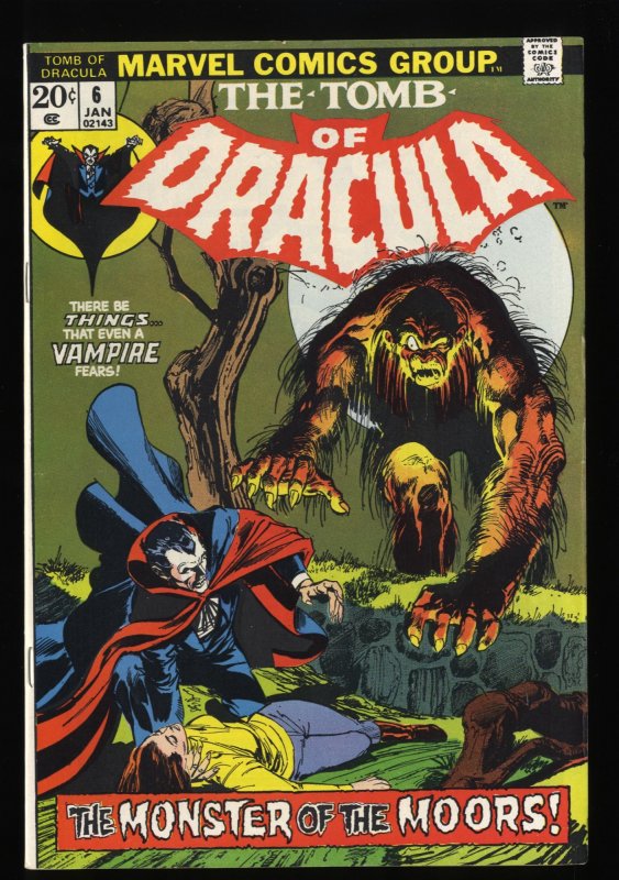 Tomb Of Dracula #6 VF 8.0 Marvel Comics