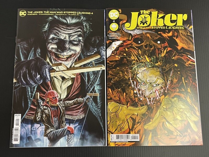 JOKER THE MAN WHO STOPPED LAUGHING #4 LEE BERMEJO Var + CVR A NM SET PROSHIPPER 