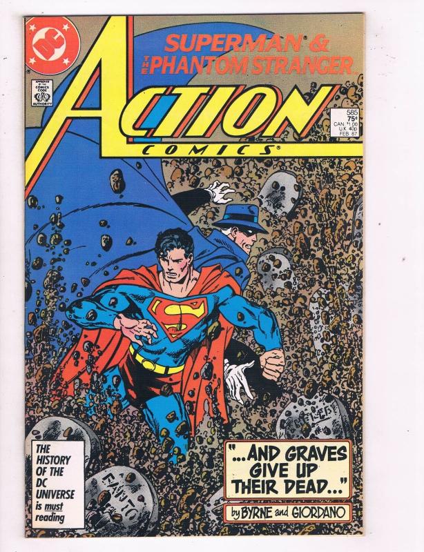 Action Comics (1938 DC) #585 DC Comic Book Phantom Strangers HH3