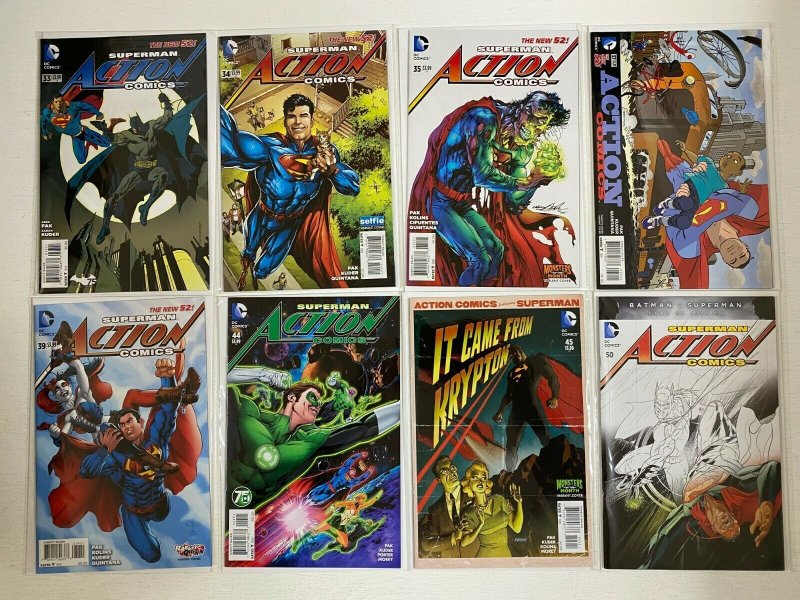 Action Comics (2nd series) lot 41 diff variants from:#1-51 8.0 VF (2001-16)
