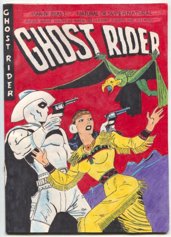 Ghost Rider #9 1952-with Raymond Miller recreated cover- Golden Age
