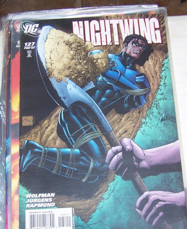  NIGHTWING  # 127  2007 DC COMICS  +dick grayson  batman raptor dead