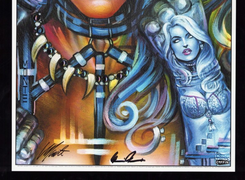 HellWitch vs. Lady Death: Wargasm - Hellish Duality Ed. 11 x 17 Print 2x SIGNED