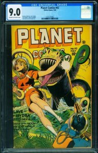 Planet #42 CGC 9.0 1946-Fiction House-Good Girl art-Golden-Age 1253225002