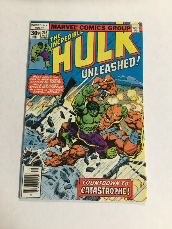 Incredible Hulk 216 Nm- Near Mint- Marvel Comics