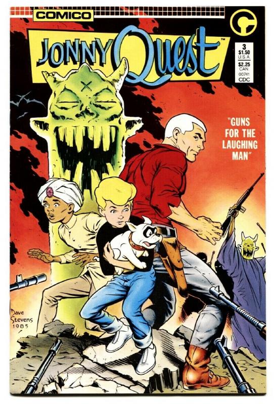 Jonny Quest #3 1986-dave Stevens Cover-nm-