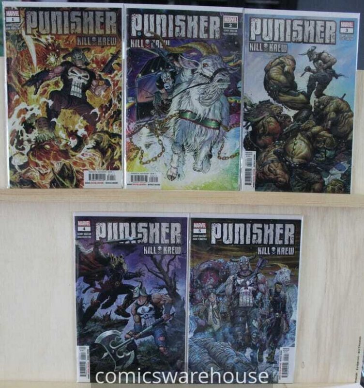 Punisher Kill Krew (Marvel) 5 Issue Set NM