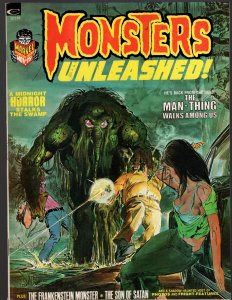 Monsters Unleashed! #3 (1973) Hi-Grade Origin of MAN-THING! Neal Adams Cover