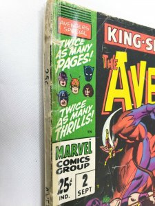 AVENGERS Annual #2 Marvel Comics 1968 Original vs New - Scarlet Centurion