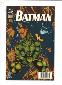 Batman #521 VG/FN 5.0 Newsstand DC Comics 1995 Kelley Jones, vs. Killer Croc 