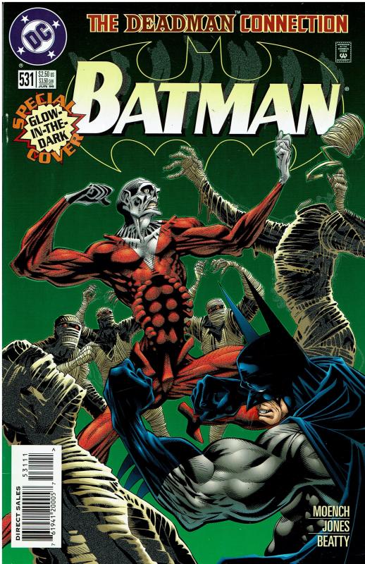 Batman #530 - #532 - 9.4 or Better - Glow In The Dark Covers