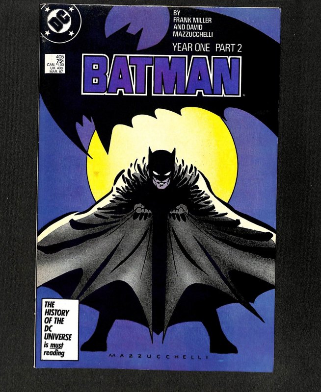 Batman #405 1st Carmine Falcone! Frank Miller Year One Part 2!