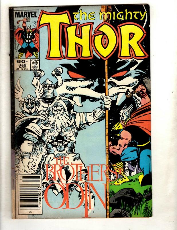 11 The Mighty Thor Marvel Comics # 347 349 350 351 352 353 356 357 372 + J334