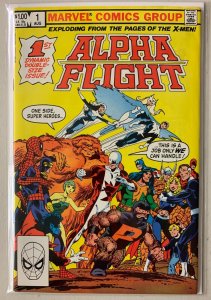 Alpha Flight #1 Direct Marvel 1st Series (7.5 VF-) (1983)