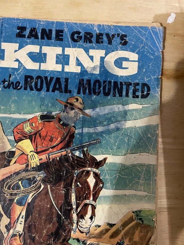 Zane Grey’s King Of The Royal Mounted#340 (1951 Dell) 