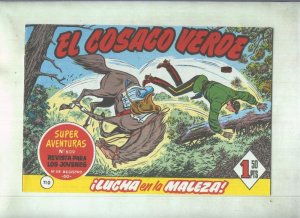 Facsimil de Ediciones B: El Cosaco Verde numero 110: Lucha en la maleza