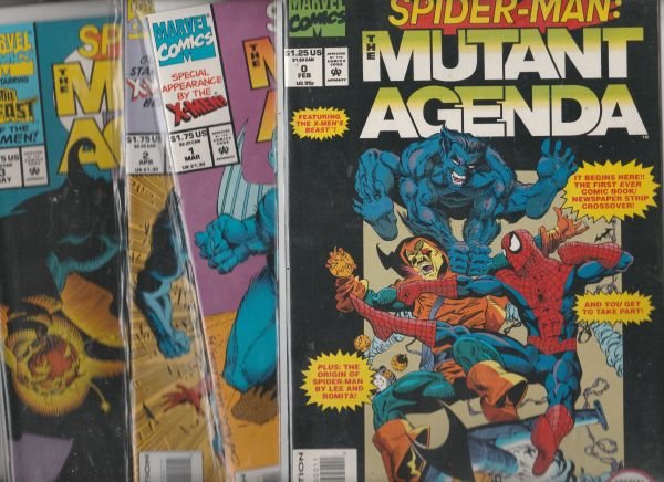 Spider-Man the Mutant Agenda Set 0-3 #1to4 (Feb-94) NM Super-High-Grade Spide...