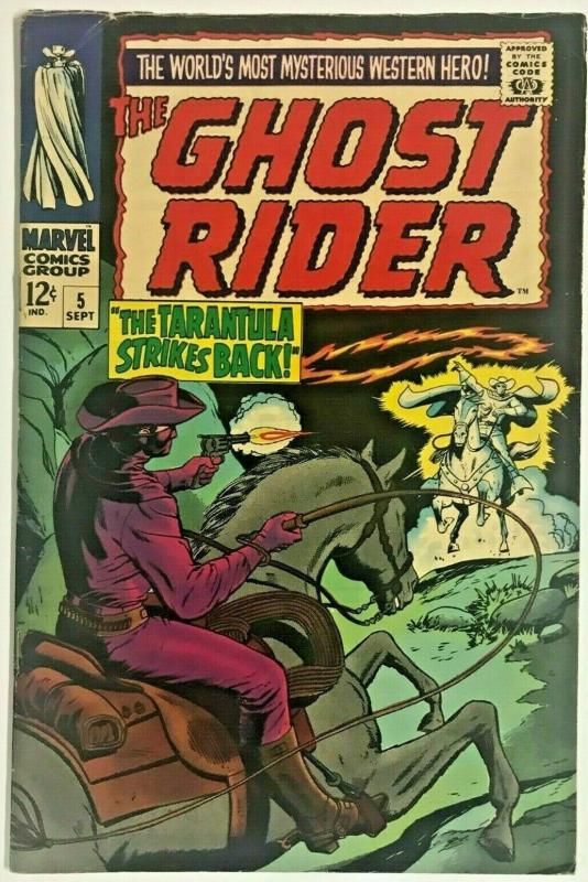 GHOST RIDER#5  FN 1967 MARVEL SILVER AGE COMICS