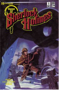 Cases of Sherlock Holmes #1 VG ; Renegade | low grade comic