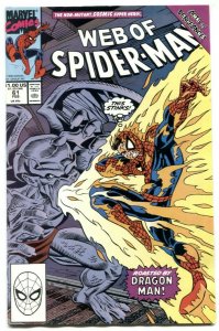 Web Of Spider-man #61 1990- Dragon Man -NM-