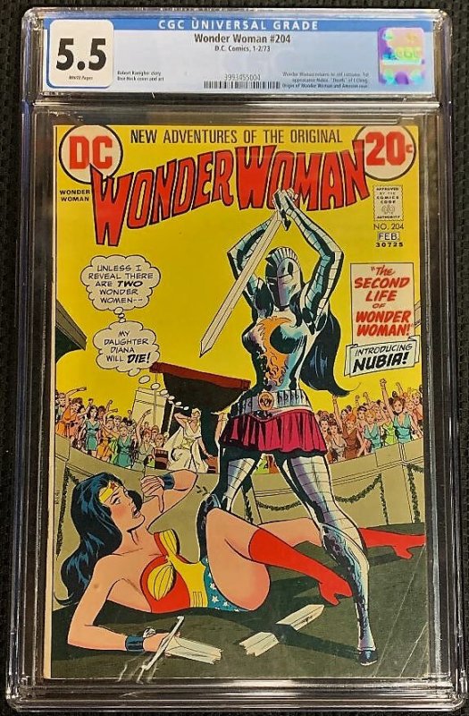 Wonder Woman #204 (1973) CGC 5.5