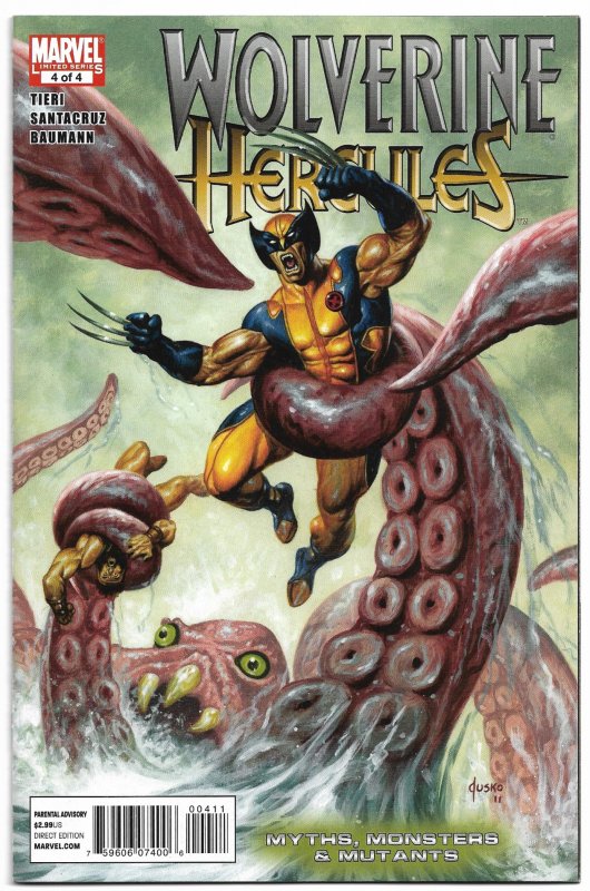 Wolverine/Hercules: Myths, Monsters & Mutants #4 (2011) (VF-NM)