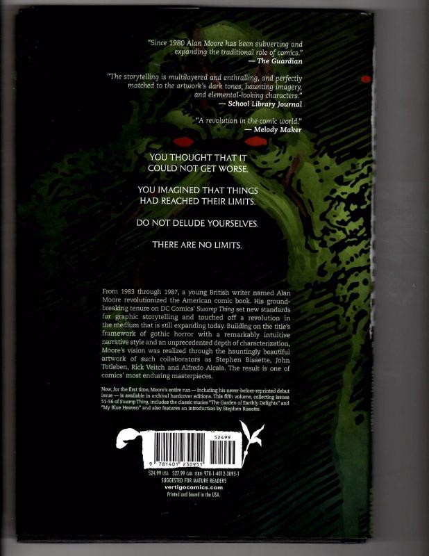 Saga Of The Swamp Thing Book # 5 HARDCOVER DC Comics Graphic Novel Al Moore LH12