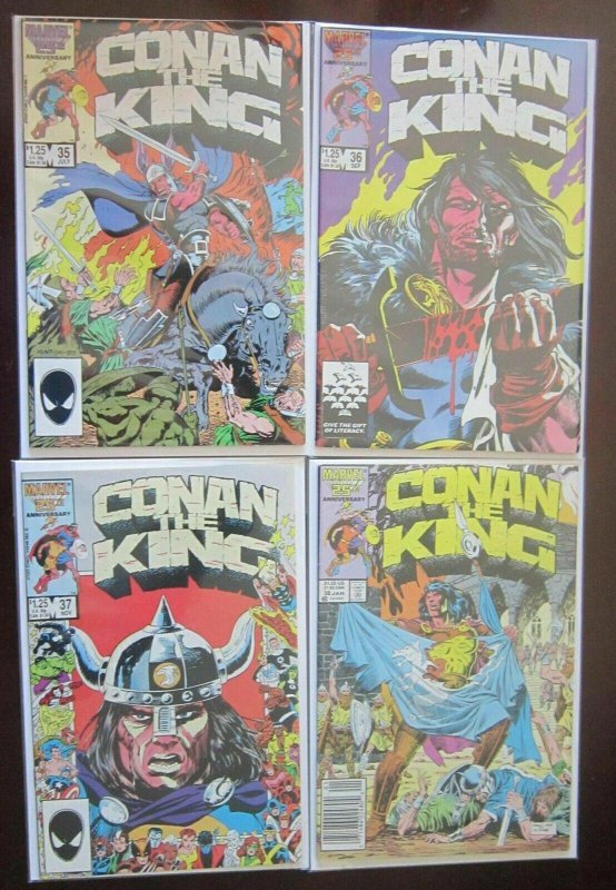 King Conan comic lot from:#1-50 44 different avg 8.0 VF (1980-89)