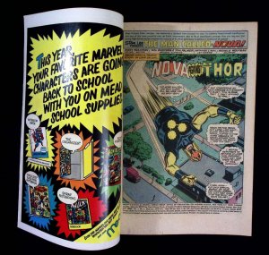 Man Called Nova #4 Dec 1976 1st App/Origin Corruptor- Nova vs Thor Classic Cover