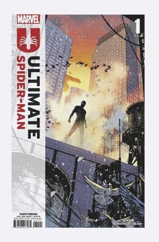 Ultimate Spider-Man (2024) #1 NM 4th Printing Variant Cover Jonathan Hickman