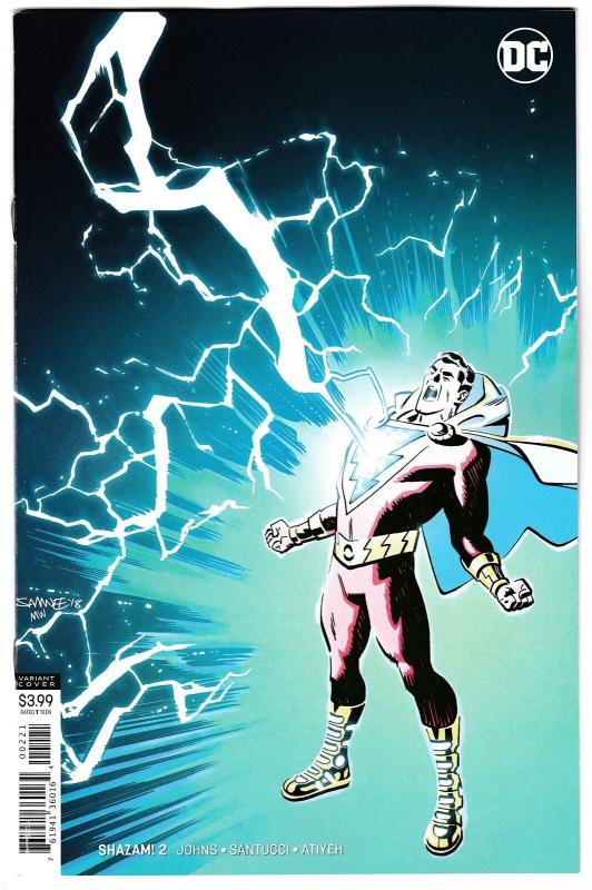 Shazam #2 Variant Cvr (DC, 2019) NM