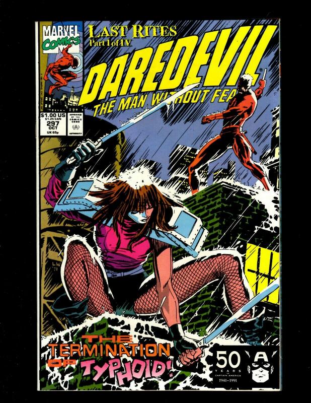 10 Daredevil Marvel Comic Books #257 273 291 292 293 297 298 299 300 306 HY2