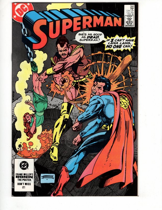 Superman #392 Direct Edition (VF/NM)  ID#35