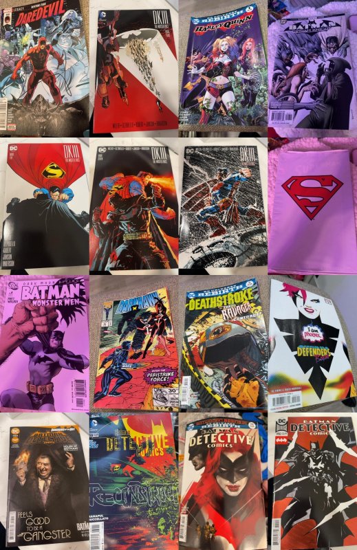 Lot of 16 Comics (See Description) Batman, Detective Comics, Daredevil, Darkh...