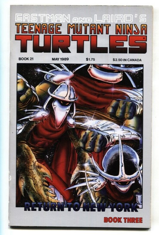 TEENAGE MUTANT NINJA TURTLES #21 comic book 1989 Mirage