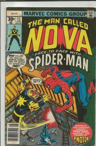 Nova #12 ORIGINAL Vintage 1977 Marvel Comics Spiderman 