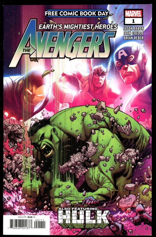 AVENGERS / HULK #1 (2021) FCBD FREE COMIC BOOK DAY MARVEL COMICS 