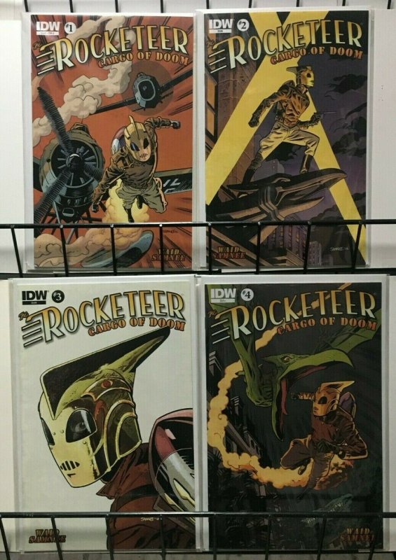 THE ROCKETEER - IDW - 4 ISSUES #1-4 - 2012 - VF