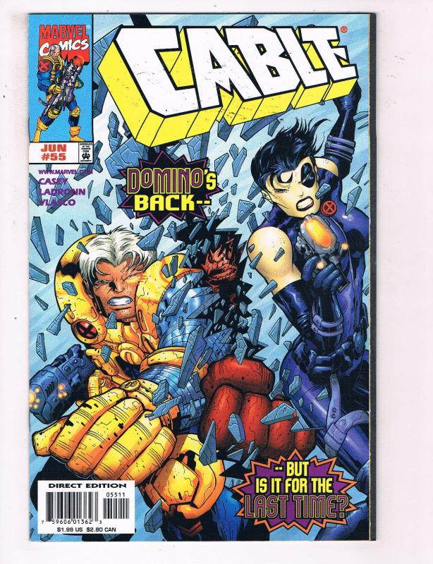 Cable #55 VF Marvel Comics Comic Book Casey X-Men Cyclops May 1998 DE22