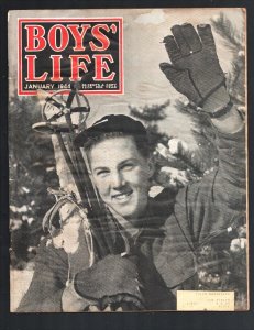 Boys' Life 1/1944-WWII era  issue-Pulp fiction-Tex Ritter-R.C. Cola-cartoons-...