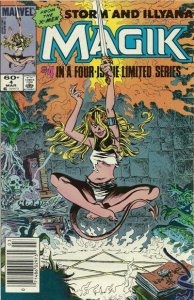 Magik #4 (Newsstand) FN ; Marvel | X-Men's Storm & Illyana
