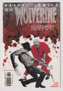 Marvel Comics! Wolverine! Bloodsport part 2 of 3! Issue #168!