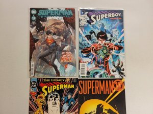 4 Comics #1 Legacy Superman #1 Superman #29 Superboy #1 Superman Kal-El 41 TJ18