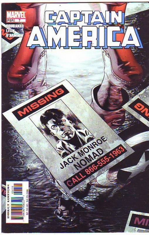 Captain America #7 (6-Jul) NM/NM- Super-High-Grade Captain America, Nomad