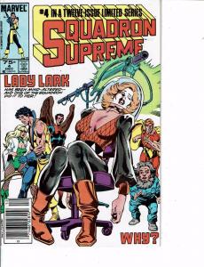 Lot Of 2 Comic Books Marvel Squadron Supreme #4 and #6 Thor   ON8