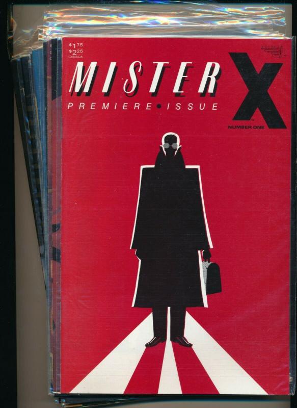 Vortex Comics LOT OF 9-MISTER X #1-8 + THE RETURN OF MISTER X  F/VF(PF851)