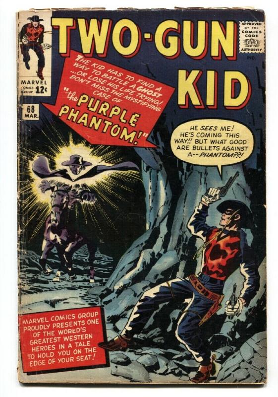 Two-Gun Kid  #68 1966-Marvel-Jack Kirby-Purple Phantom-VG- 