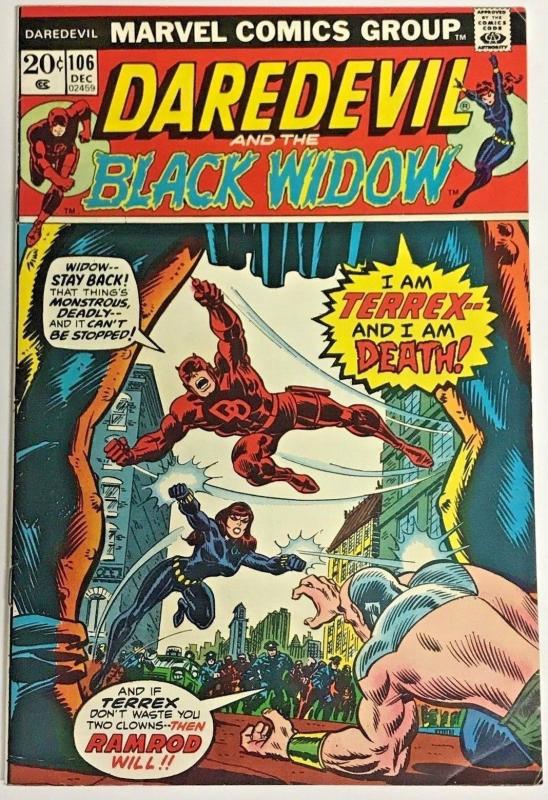 DAREDEVIL#106 FN 1973 MARVEL BRONZE AGE COMICS